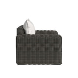 Cabo - Oversized Club Chair - Dark Gray / White