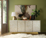 Melange - Shelly Credenza - White