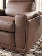 MS - Simone ZG Power Recliner With Power Headrest and BT speaker - Brown