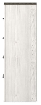 Gerridan - Four Drawer Chest - White / Gray