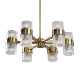 Marinot - 12 Light Chandelier - Gold