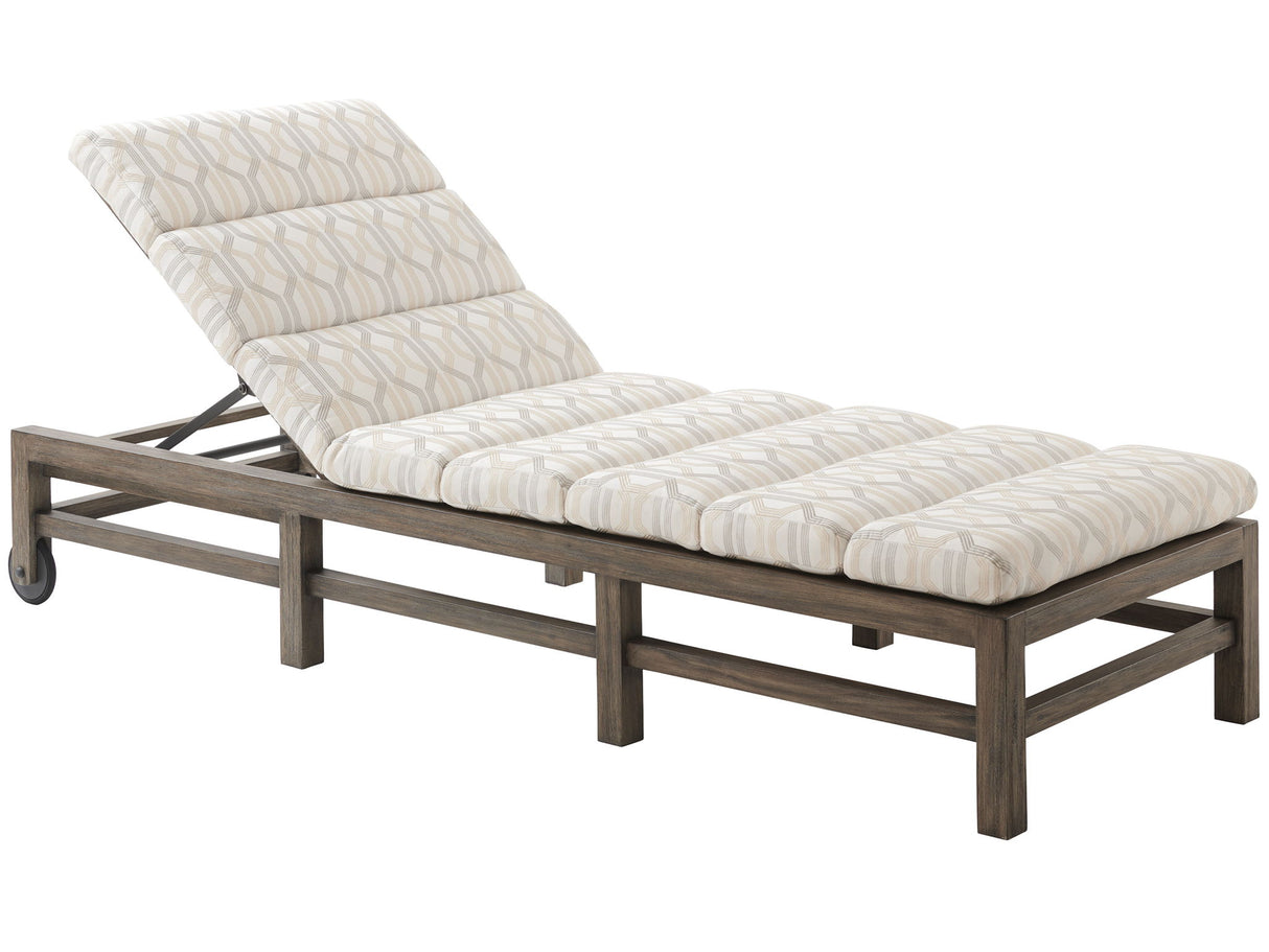 La Jolla - Chaise Lounge - Dark Brown