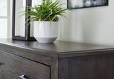 Montillan - Five Drawer Chest - Grayish Brown