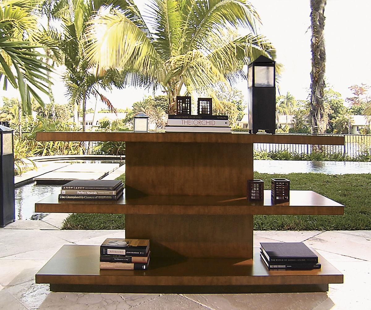 Ocean Club - Lagoon Sofa Table - Dark Brown