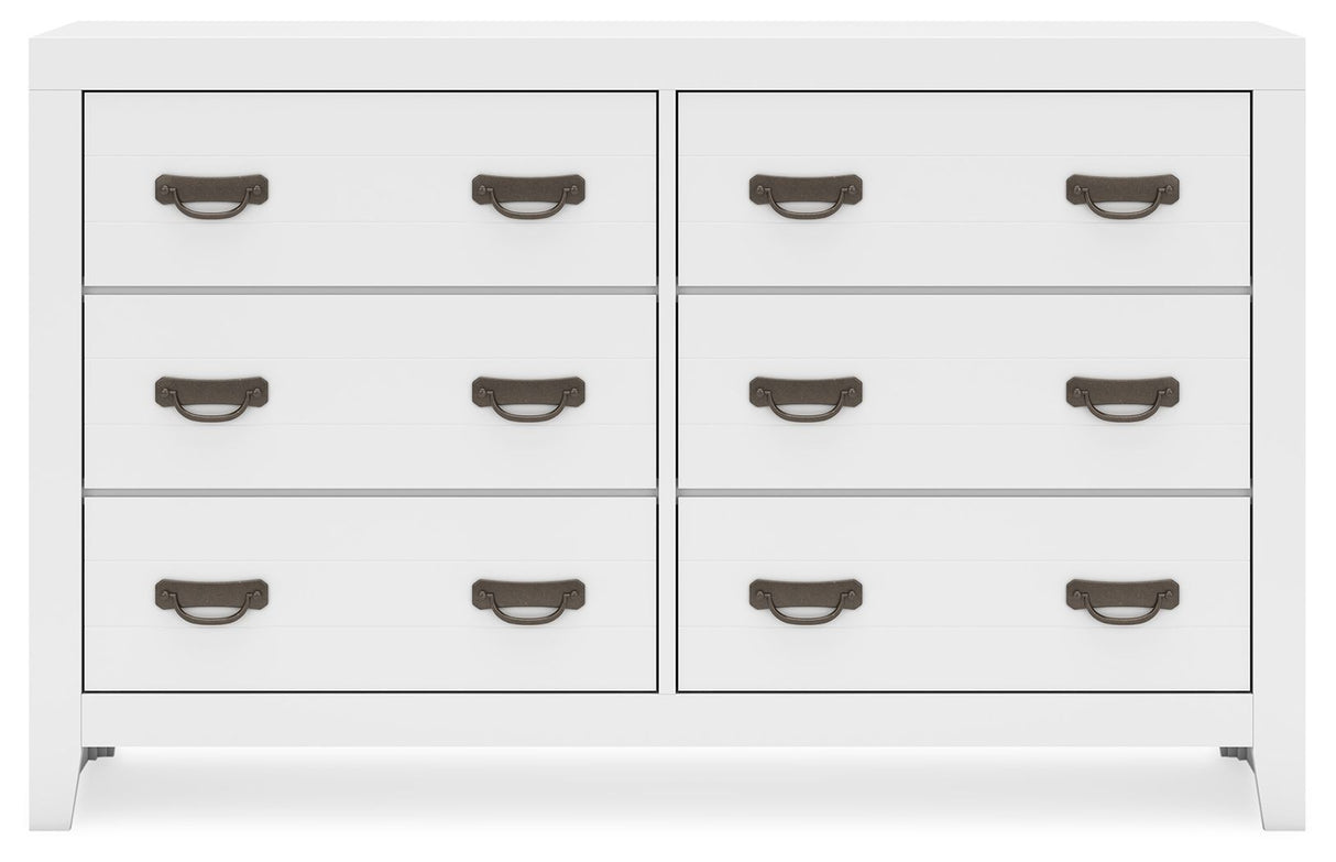 Binterglen - Dresser - White
