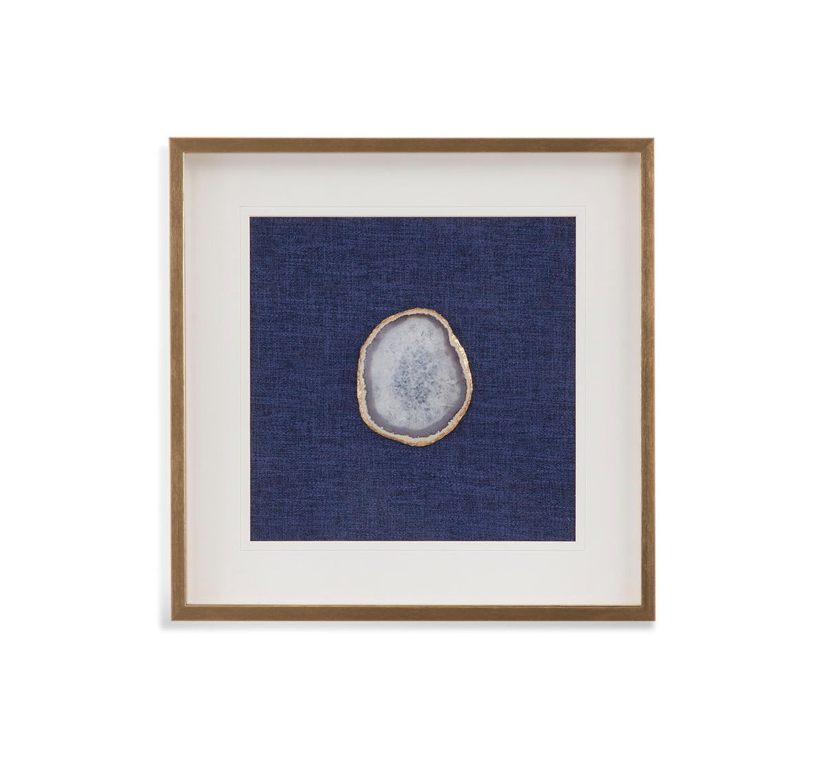 Agate Crystal Wall Art - Blue