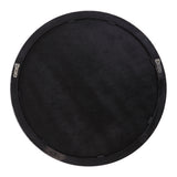 Wayde - Bark Round Mirror - Gold