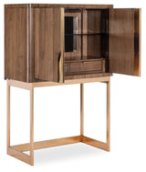 Eleana - Bar On Stand - Medium Wood