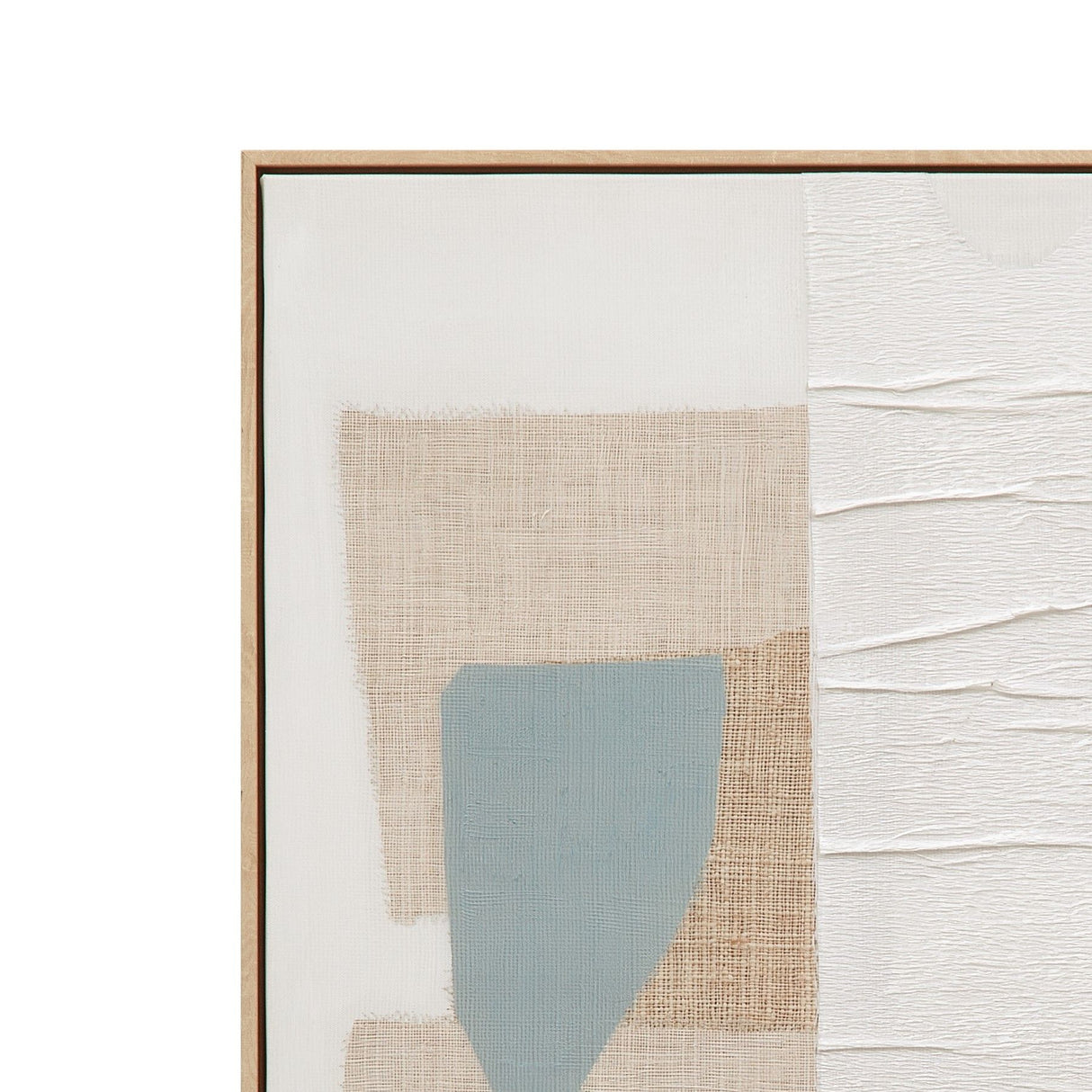 Framed Canvas Soft Geometry - Natural