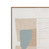 Framed Canvas Soft Geometry - Natural