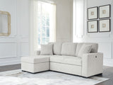 Wohlen - 2-Piece Sectional With Pop Up Sleeper And LAF Corner Chaise - Alloy