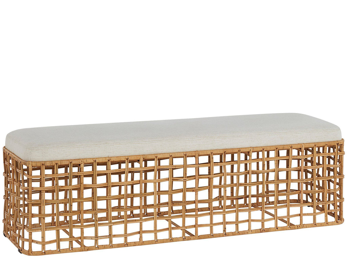 Getaway - Rattan Bench - Light Brown