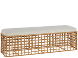 Getaway - Rattan Bench - Light Brown