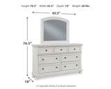 Robbinsdale - Dresser, Mirror - Antique White