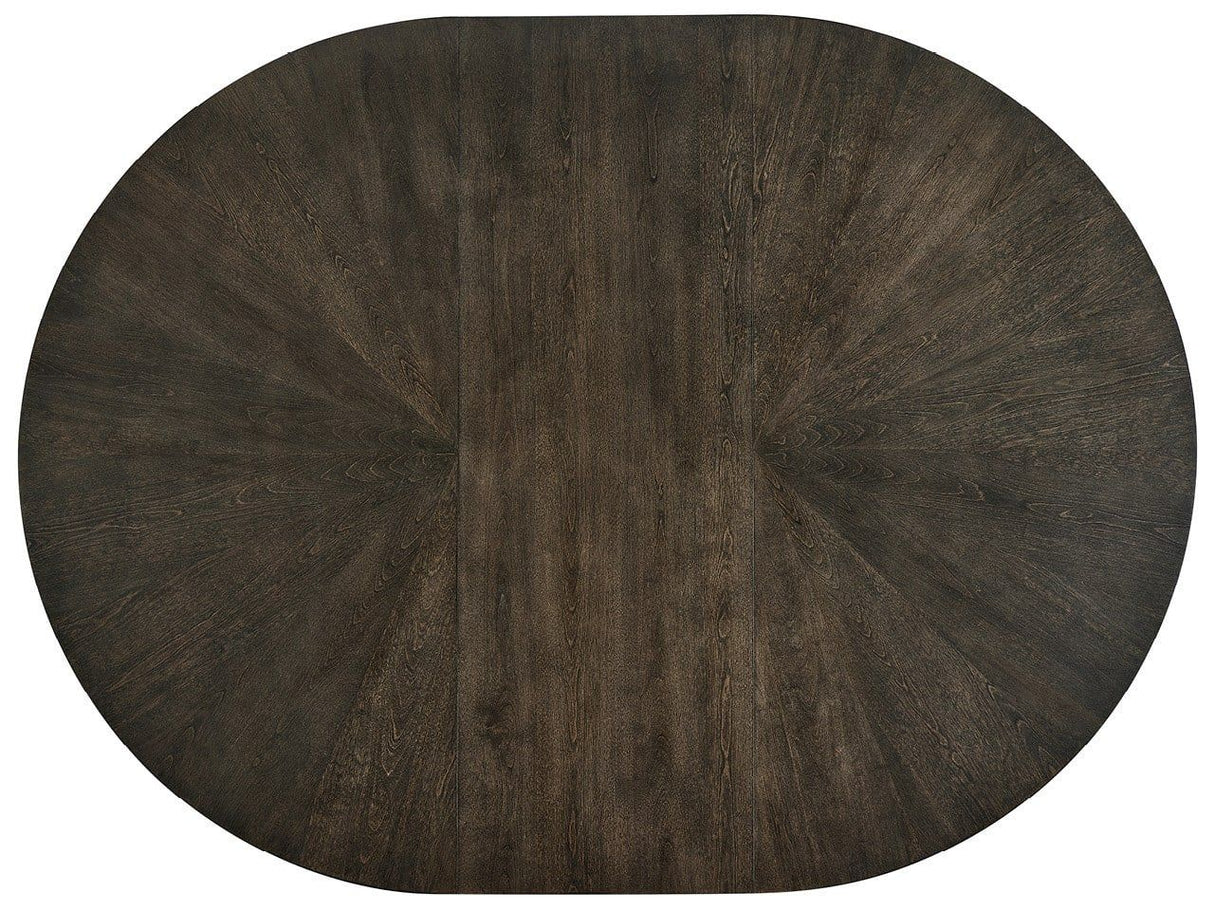 Fenwick - Round Dining Table - Dark Brown