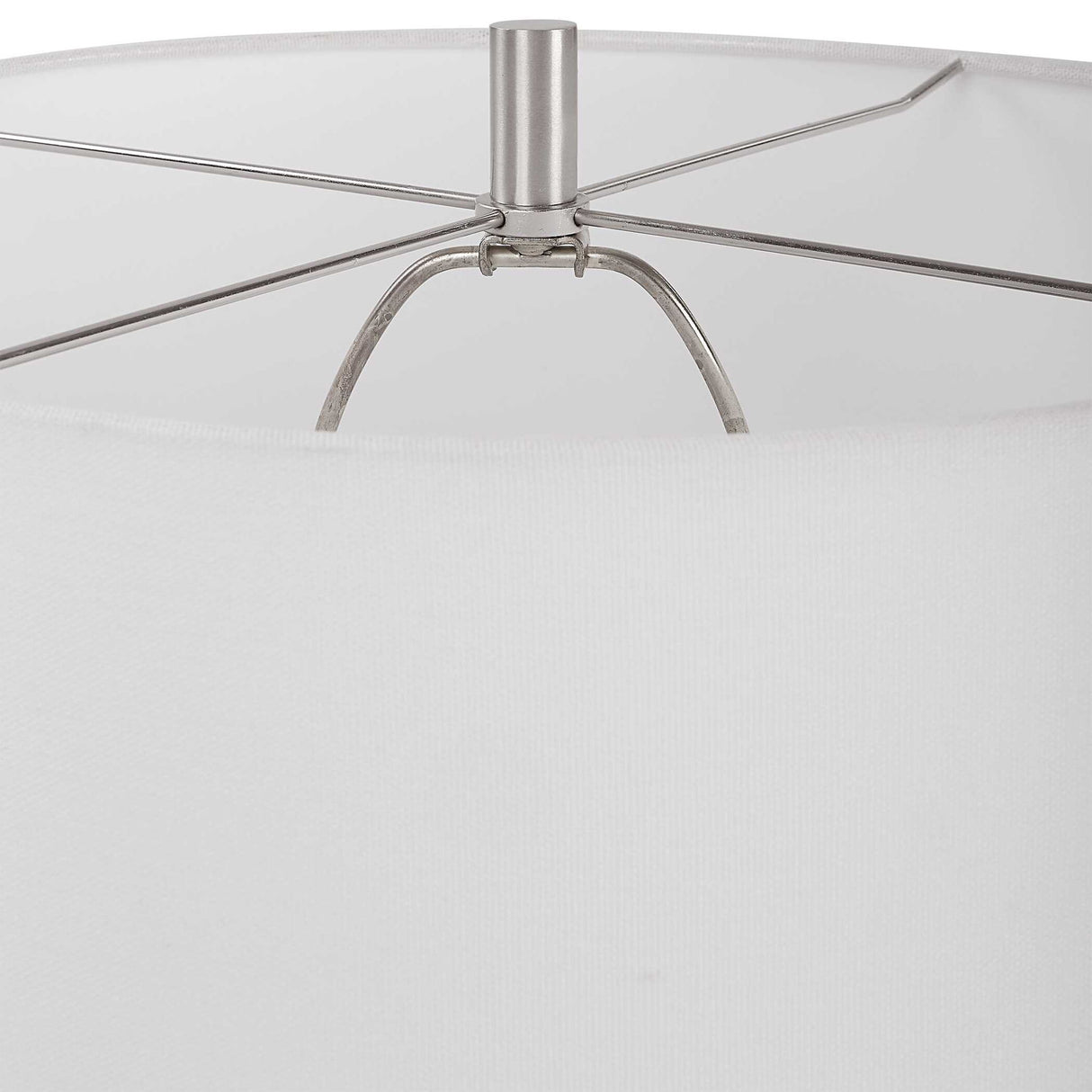 Loop - White Glaze Table Lamp