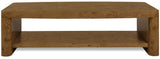Melange - Romano Rectangle Cocktail Table - Dark Brown