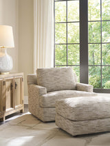 Solimar - Solimar Round Cocktail Table - Beige / Gray