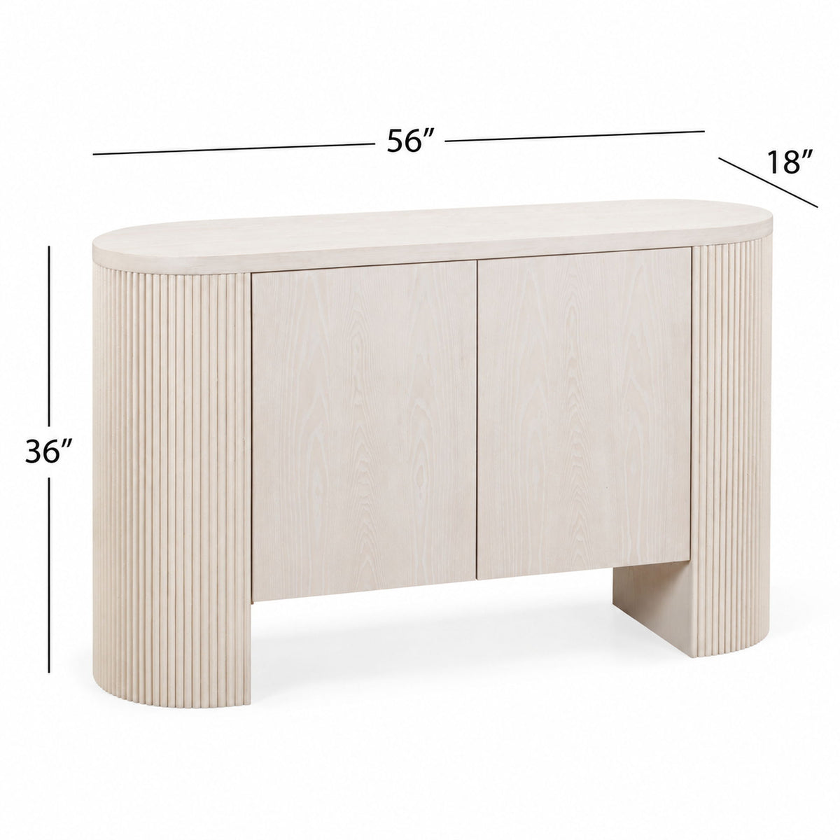 Lena - Server - Washed White Oak