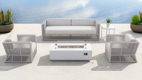 Miami - Club Chair, With Self Welt - Echo Ash / Pearl Silver