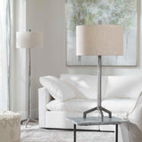 Ivor - Cast Iron Floor Lamp - Gray, Dark