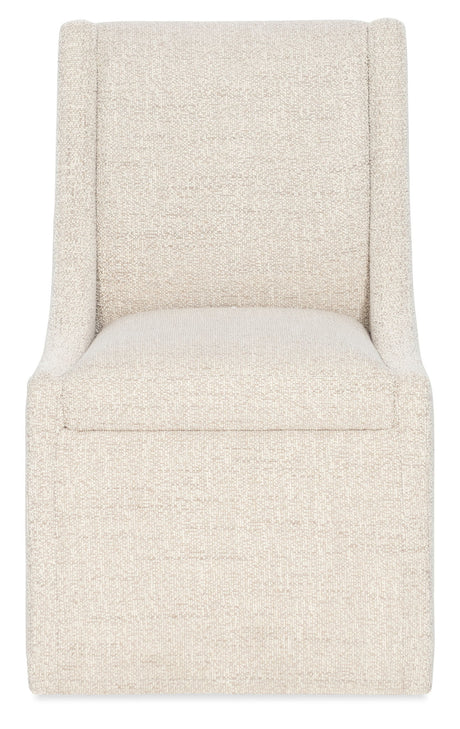 Eleana - Castered Side Chair - Beige