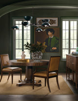 Archives - Round Pedestal Dining Table - Dark Brown