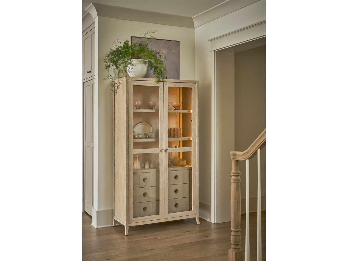 Velora - Display Cabinet - Light Brown