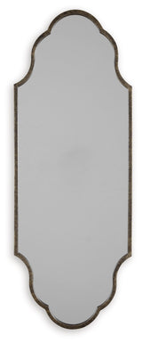 HalLGate - Antique Gold Finish - Accent Mirror