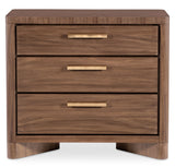 Eleana - Three Drawer Nightstand - Light Caramel