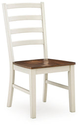 Brinfern - Dining Room Side Chair (Set of 2) - Brown / Antique White