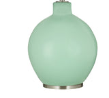 Aruba - Table Lamp - Pastel Mint Green / Silver Detailing