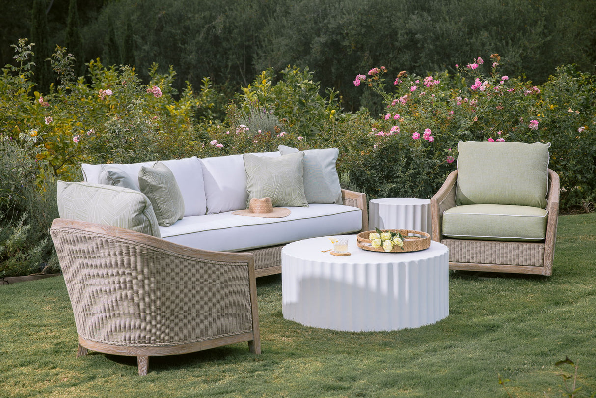 Cambria - Sofa - Gray / White