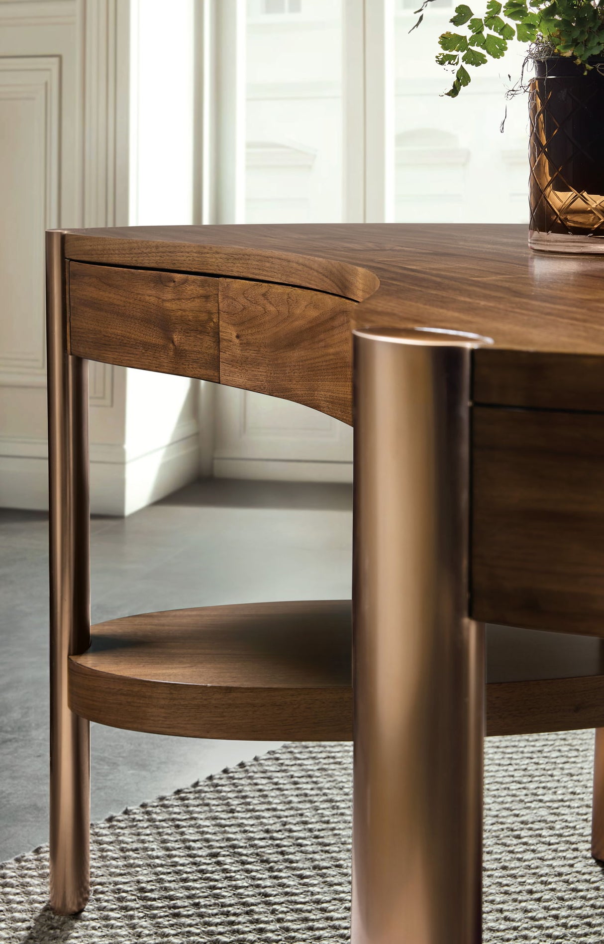 Eleana - Writing Desk - Medium Wood