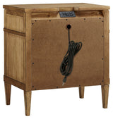 Sharlance - Three Drawer Night Stand - Brown