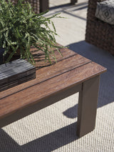 Kilimanjaro - Rect Cocktail Table - Dark Brown