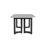 Malibu - 96" Dining Table - Black / White