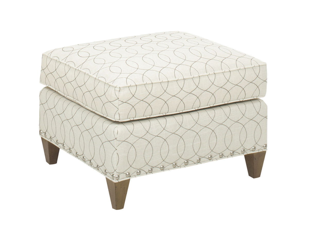 Lexington Upholstery - Chase Ottoman - White