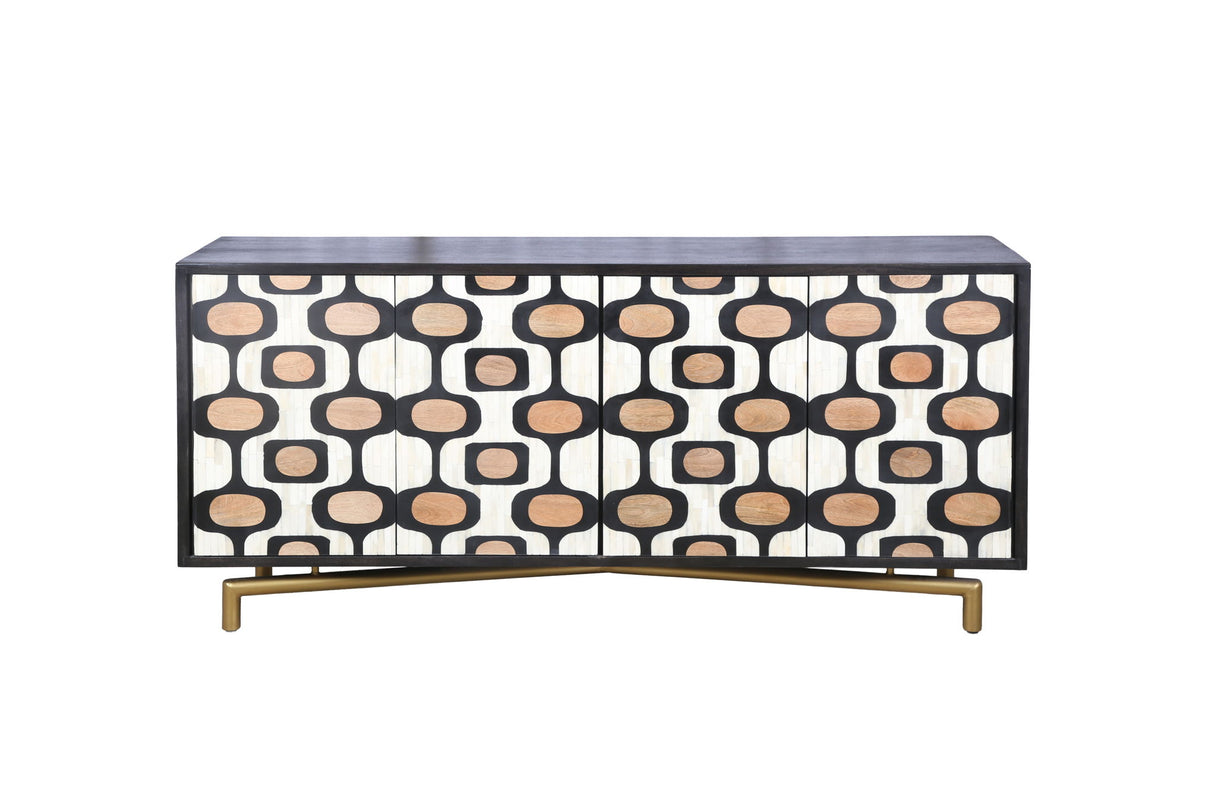 Paxton - Server - Ebony Mango / Ivory / Natural Mango