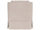 Henri - Skirted Swivel Chair, Special Order - Beige