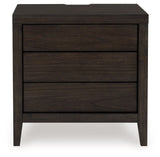 Westonfort - Three Drawer Night Stand - Espresso