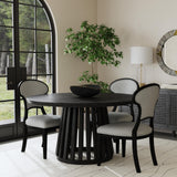 Mateo - Round Dining Table - Black