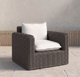 Cabo - Club Chair - Dark Gray / White