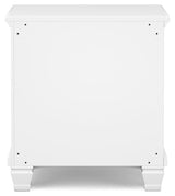 Fortman - Two Drawer Night Stand - White