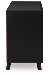 Danziar - Six Drawer Dresser - Black