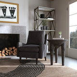 Commerce And Market - Pyramid Side Table - Dark Gray