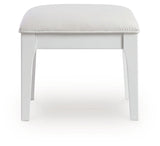 Chalanna - Vanity Stool - White
