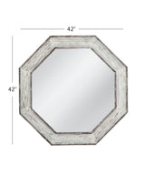 Marden - Wall Mirror - White Washed