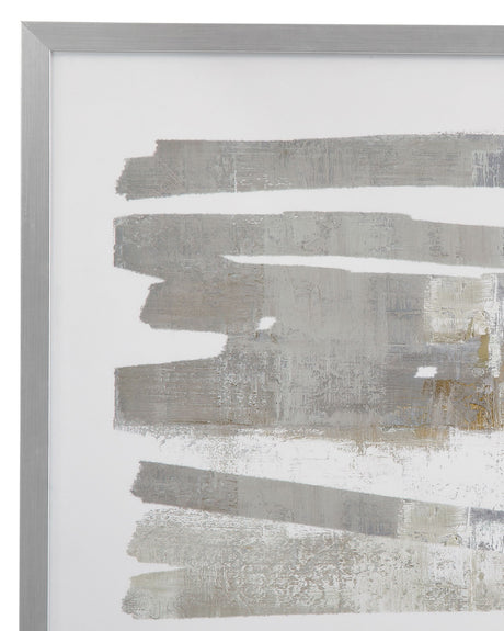 Continuous - Framed Print (Set of 2) - Gray