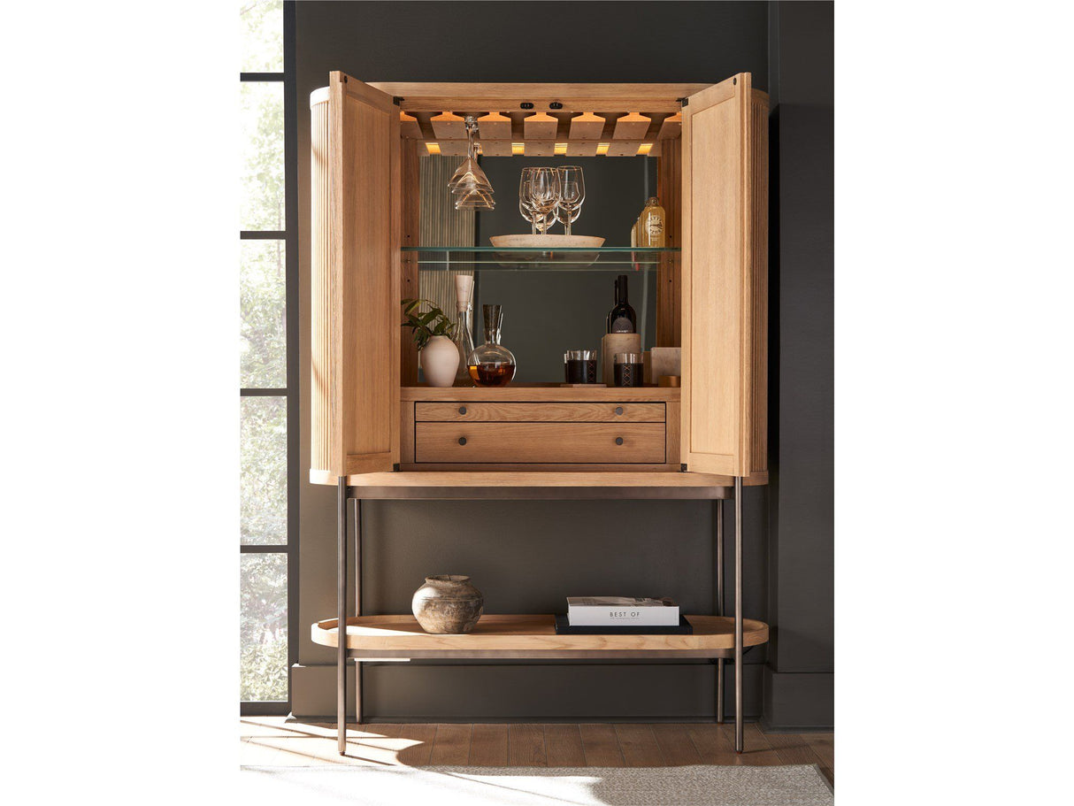 New Modern - Linnea Bar Cabinet - Light Brown
